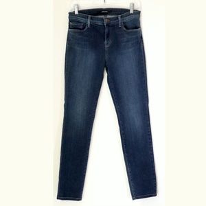 Mid-rise J Brand skinny leg blue jeans